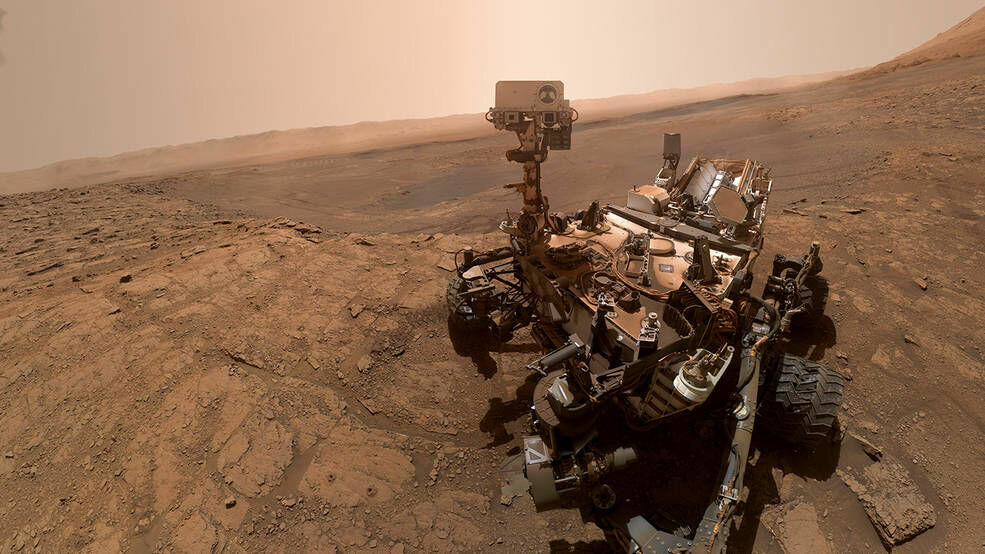 Selfie de Curiosity sur Mars